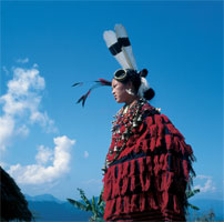 Ao girl dressed for a festival